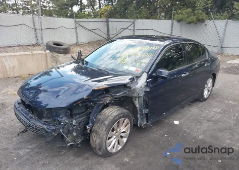 2013 Honda Accord Ex-L V-6 from USA, damaged, VIN 1HGCR3F86DA018912